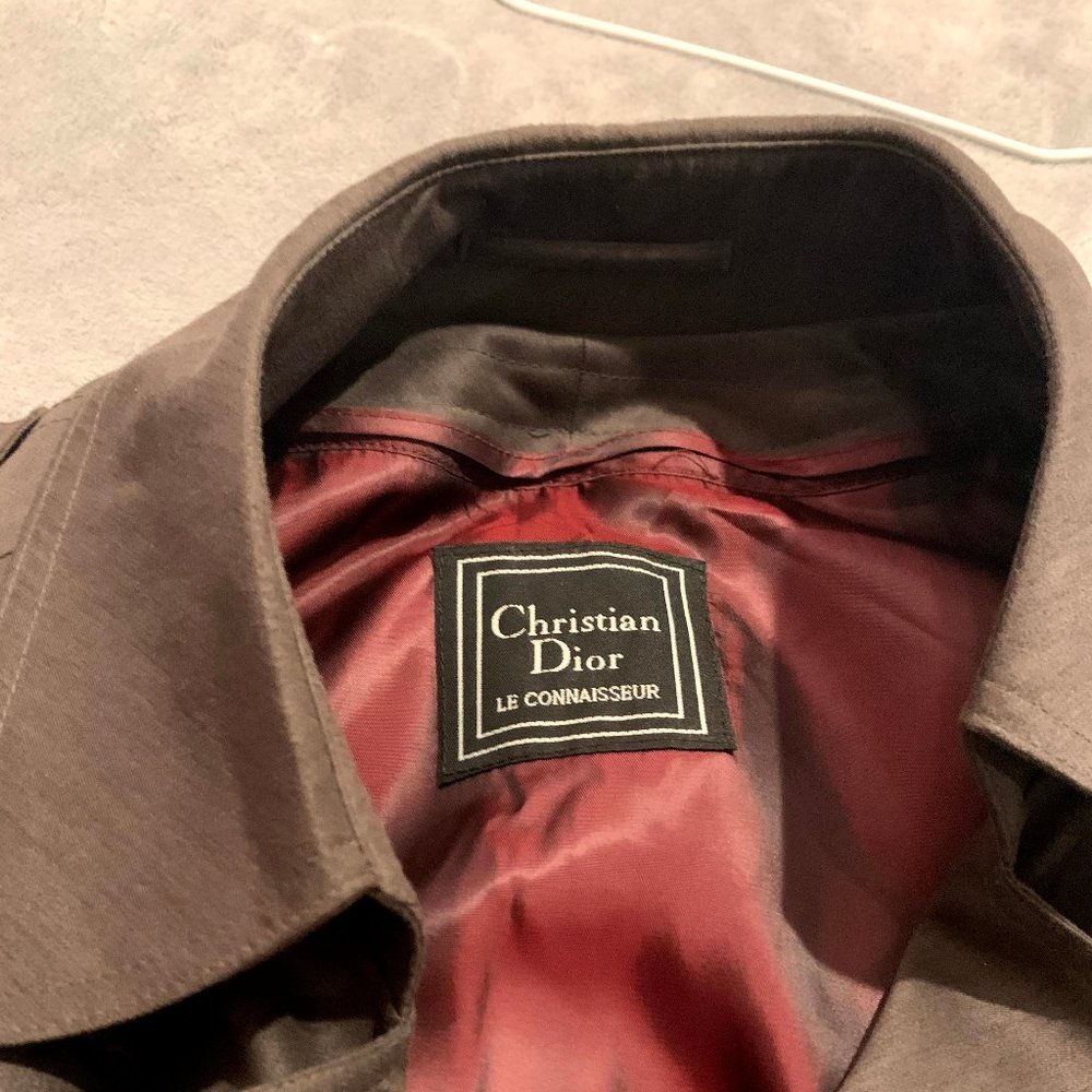 Christian Dior Men's Trench Coat 42 Long